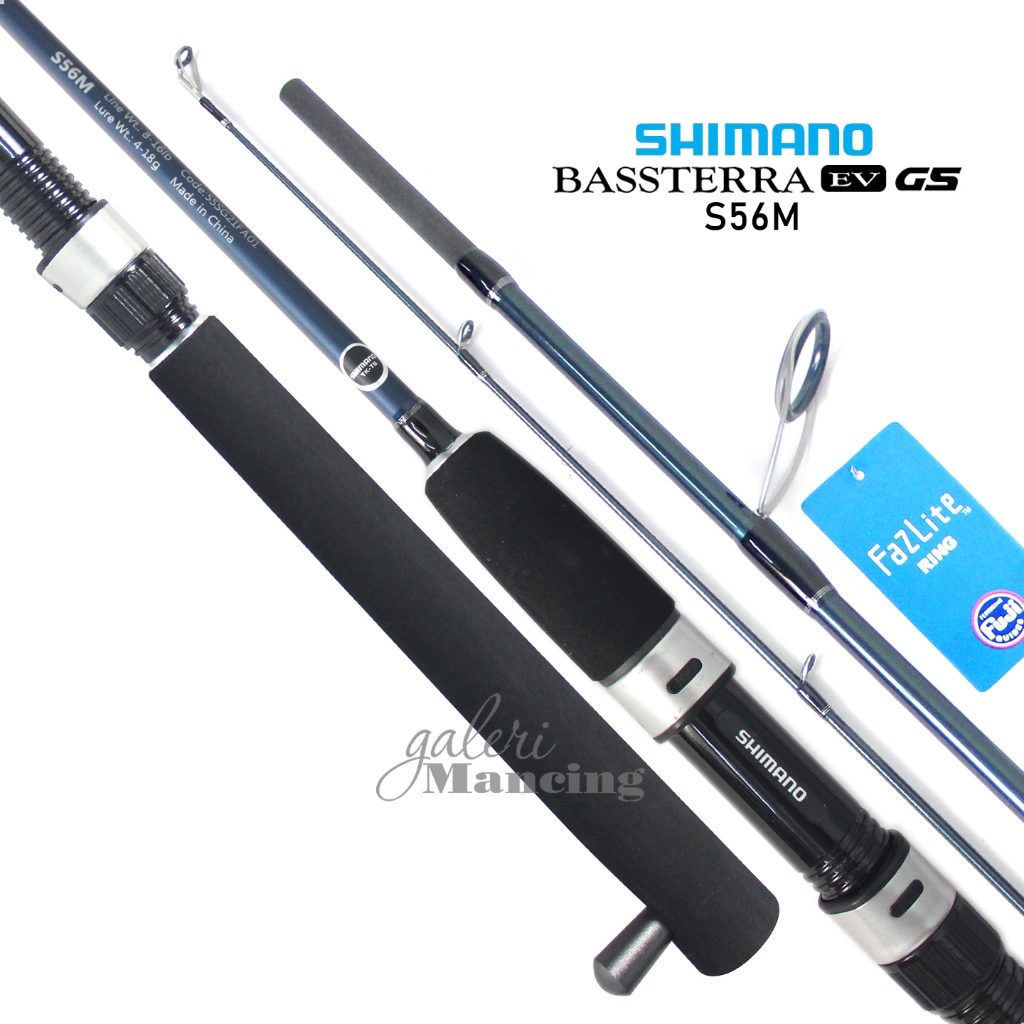 Joran Galatama SHIMANO BASSTERRA EV GS | Fuji Fazlite + Fuji seat | 165 180 | Kolam bastera basstera