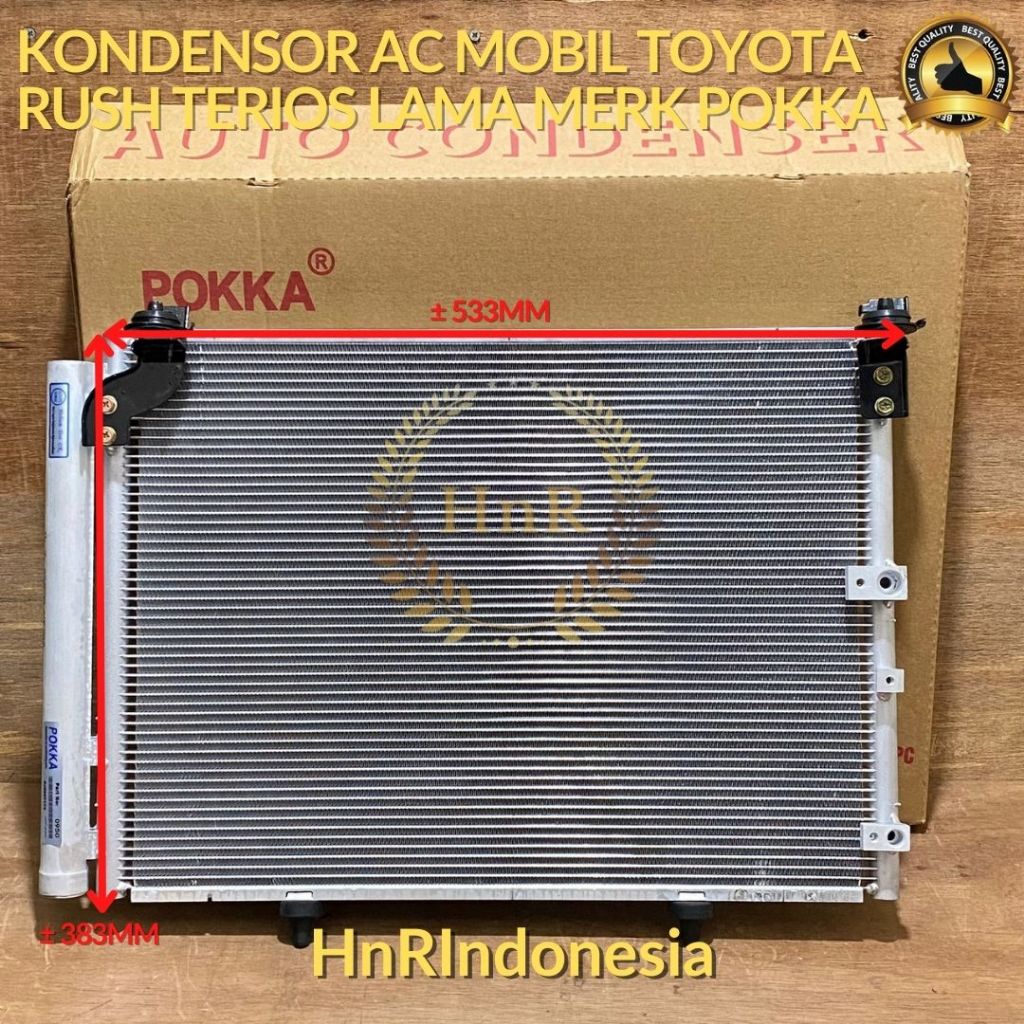 Kondensor AC Mobil Toyota Rush Terios Lama CONDENSOR PREMIUM QUALITY