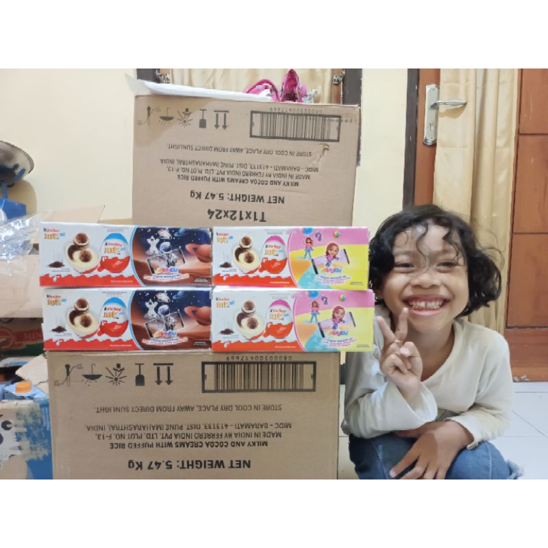 

KinderJoy Girl pink free mainan Ecer