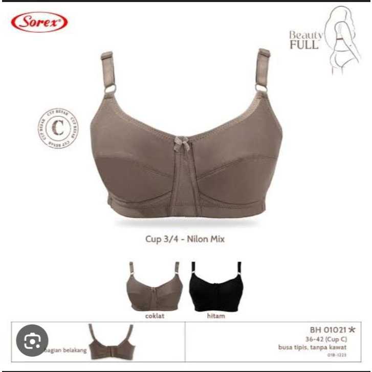 bra SOREX 01021 cup C busa tipis