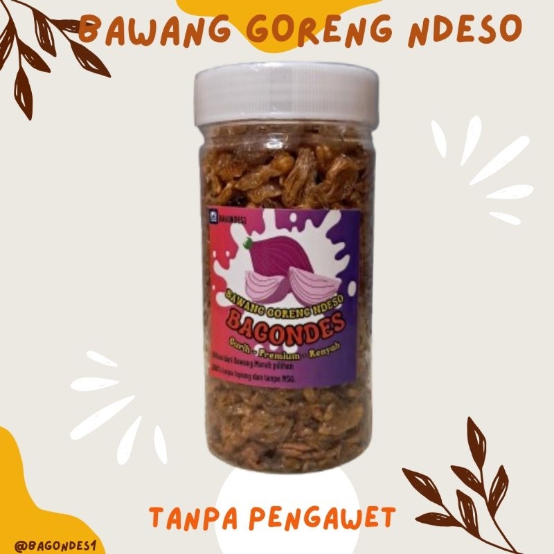 

Bawang Goreng Renyah Premium - 100% Asli Tanpa Pengawet | Gurih dan Kriuk, Cocok untuk Semua Hidangan berat 90 gram