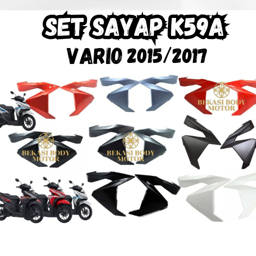 cover front sayap vario k59a satu set KAP body depan samping vario 125 150 led old K59a non original