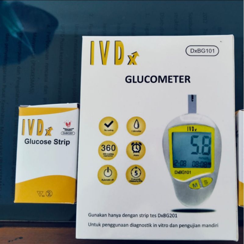 ALAT GLUCOMETER tes gula darah IVD
