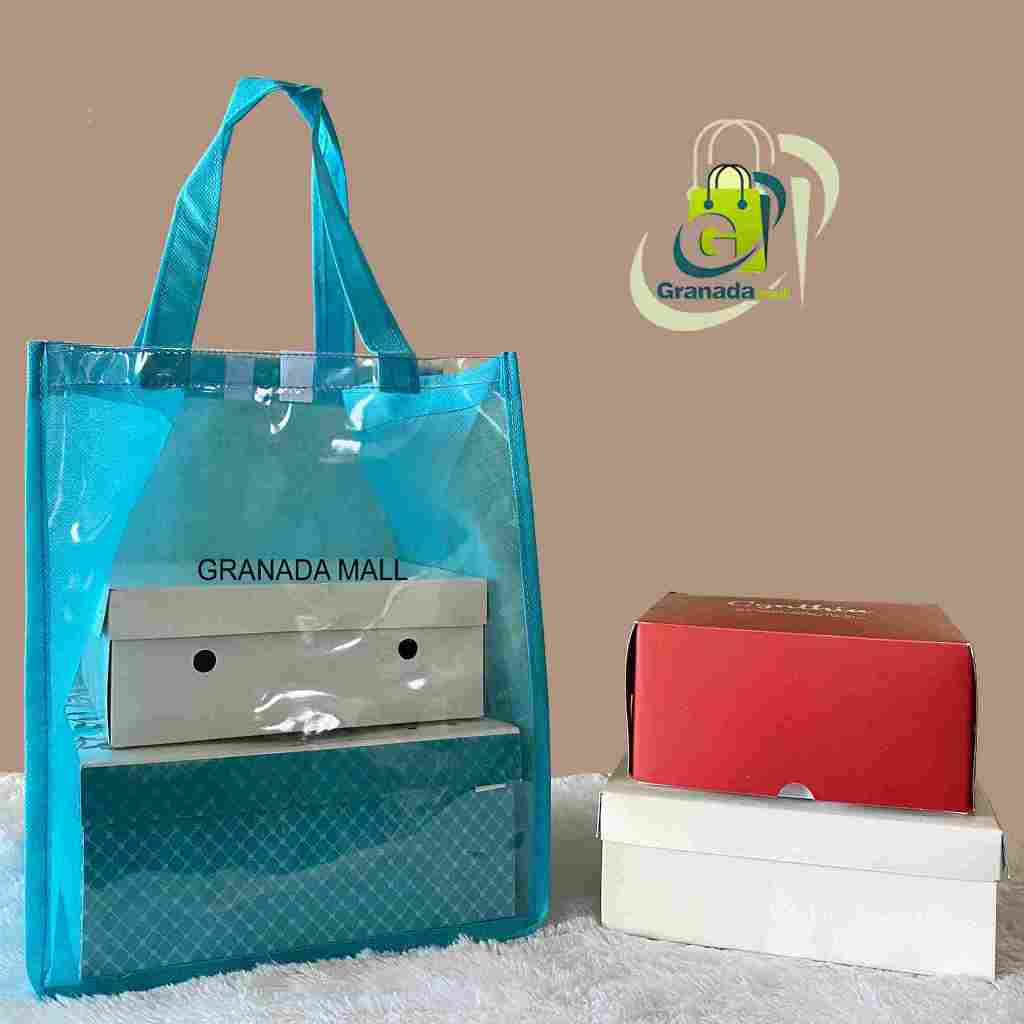 

Tas Mika Transparan Kombinasi Box Nasi Uk 23 X 20 X 28 (PxLxT) Hampers Ultah Aqiqah
