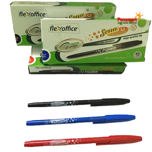 

FLEXOFFICE - Bolpen/Pulpen Sena Pen 0.7mm Pen B-25 Biru (FO-004)