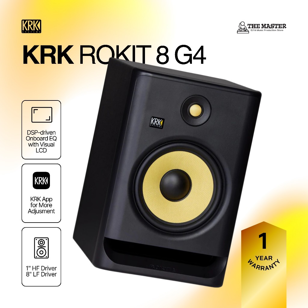 [Ready Stock] KRK ROKIT 8 G4