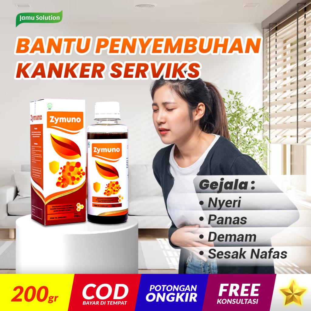 

Madu Alami ZYMUNO 100% Herbal Imunoterapi Atasi KANKER SERVIKS