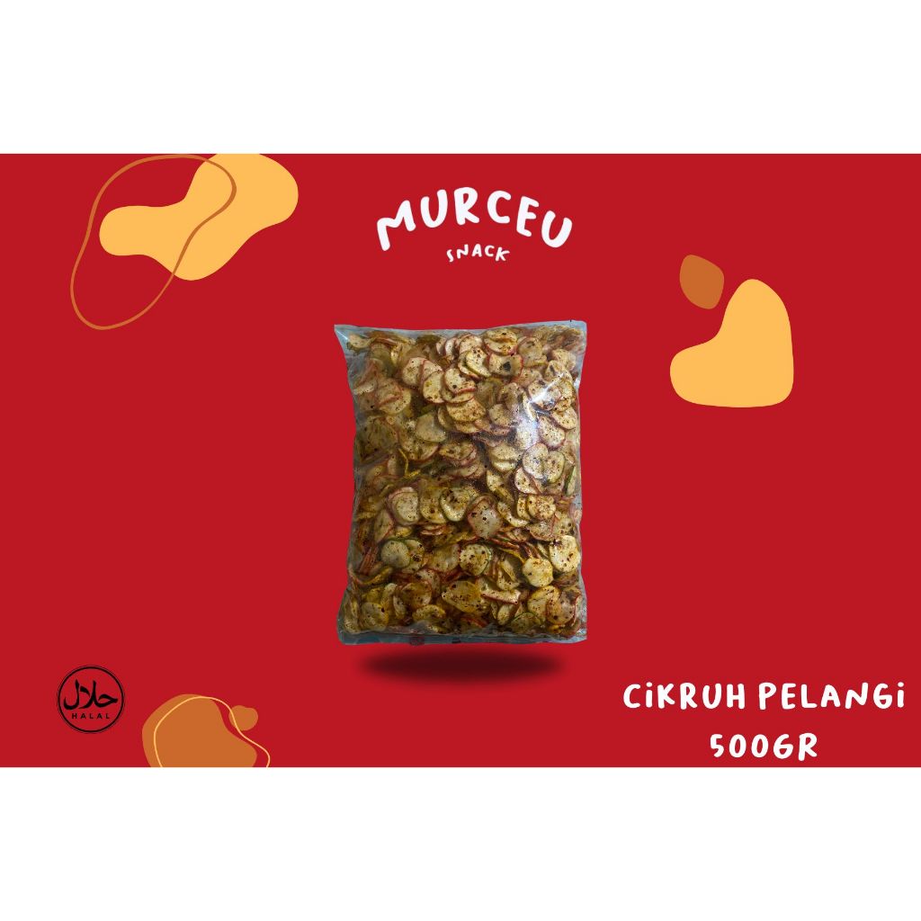 

CIKRUH PELANGI KERUPUK BAWANG 500GR MURCEU SNACK CEMILAN MURAH