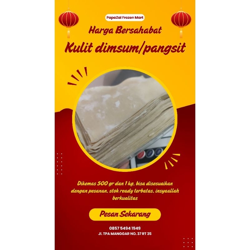 

Kulit dimsum/pangsit