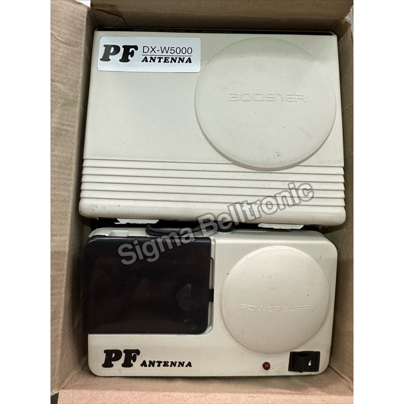 Booster Antena TV PF DX-5000 Penguat signal TV digital jernih (1 set atas&bawah)