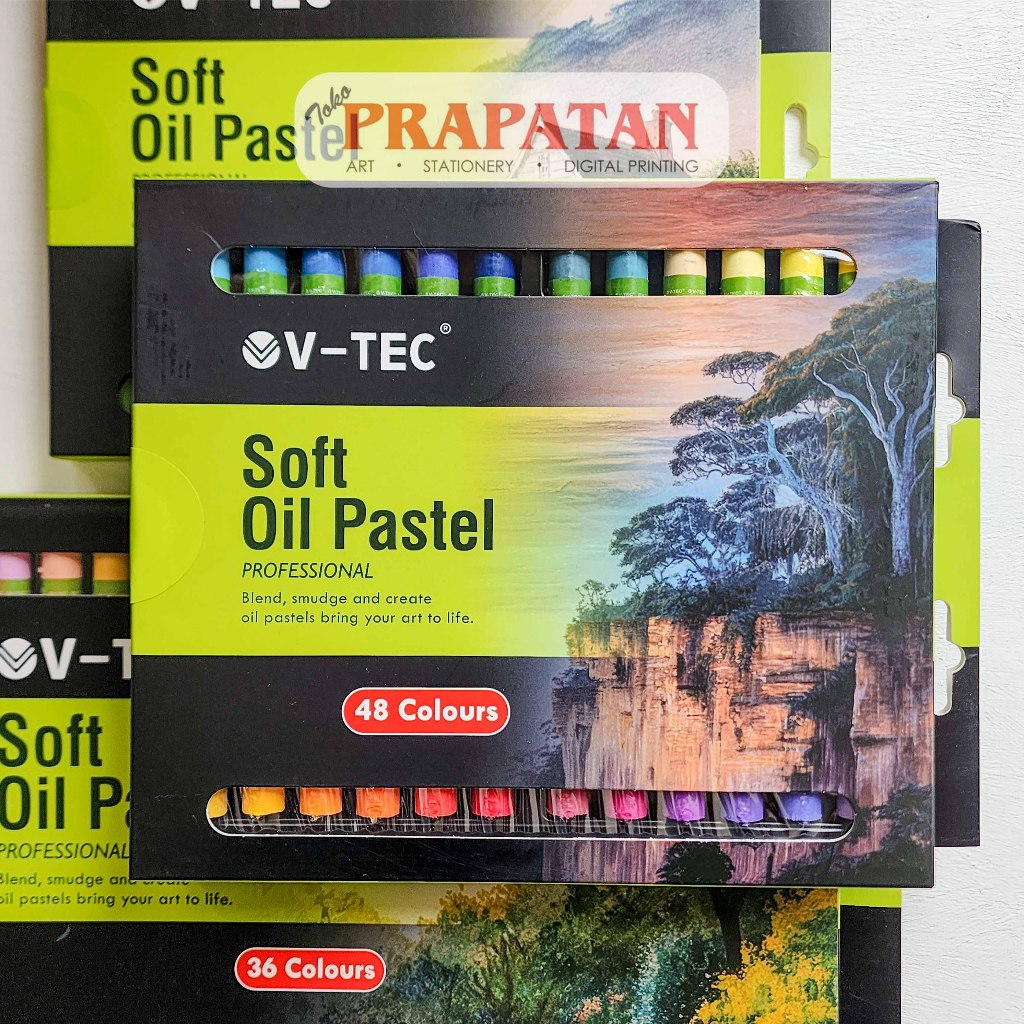 

V-TEC Soft Oil Pastel 36C-48C SOP | Pastel Oil Halus