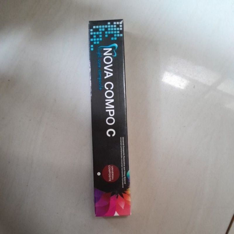 Composite Dental Nova Compo C Imicryl 4gr Resin Composite Nano Hybrid