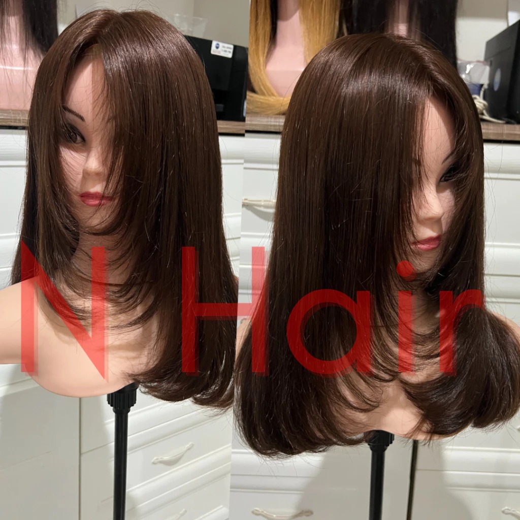 WIG PREMIUM LAYER RAMBUT ASLI, 100% RAMBUT ASLI 100% HUMAN HAIR