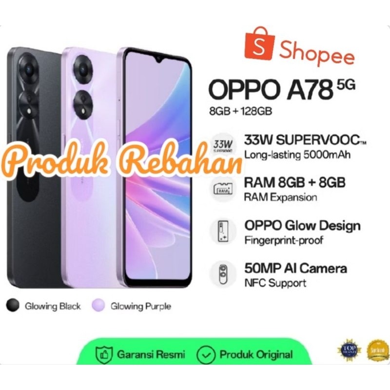 Oppo A78 5G 8GB/128GB
