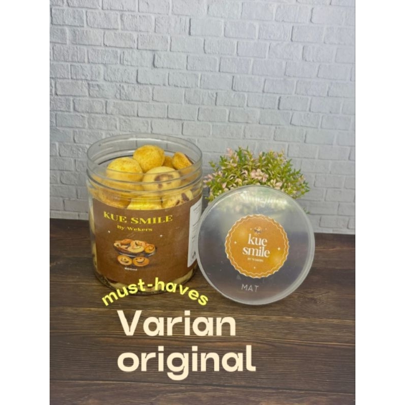 

Kue Kering, Kue Smile By Weker's Varian Rasa Original 250g