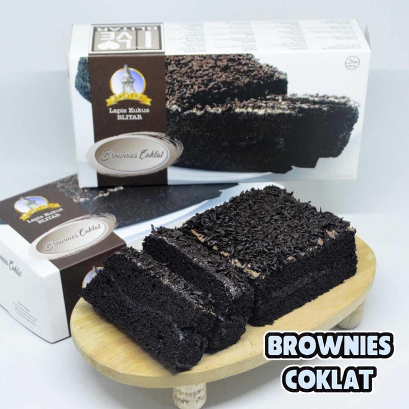 

LAPIS KUKUS BLITAR Brownies Cokelat Oleh - Oleh Khas Blitar