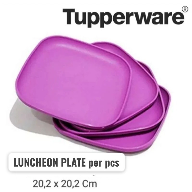 TUPPERWARE LUNCHEON PLATE per pcs
