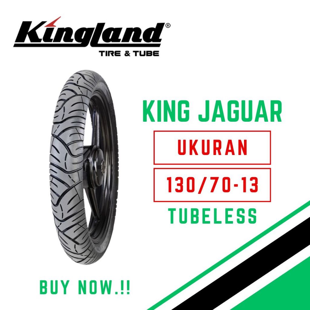 Ban Motor NMAX Kingland King Jaguar 130/70-13 Tubeless Ban Belakang NMAX Ring 13
