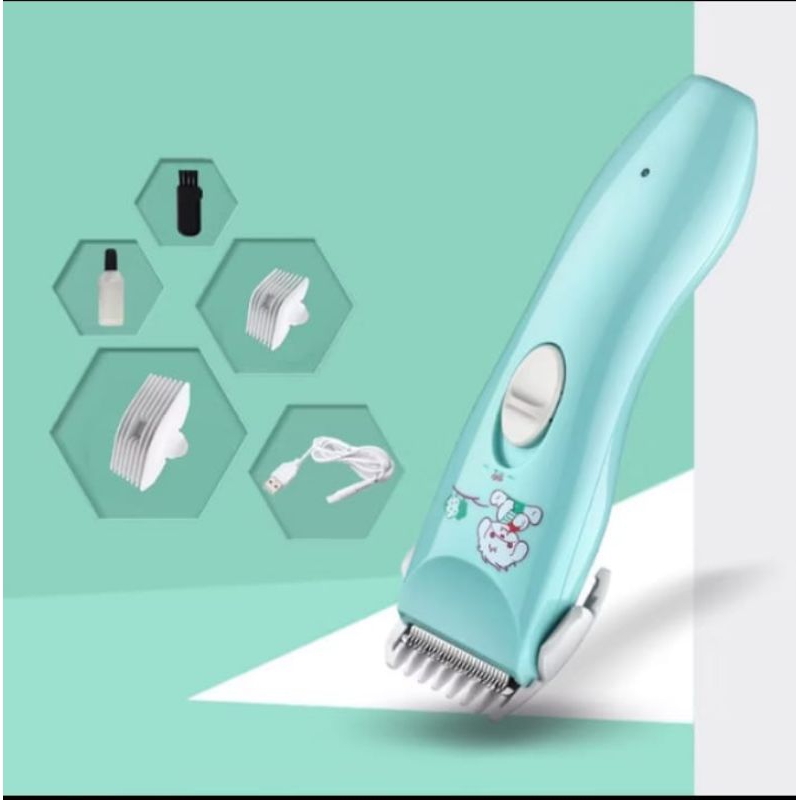 A008 ALAT CUKUR RAMBUT POTONG RAMBUT MUDAH ANAK, BAYI DAN DEWASA SET LENGKAP BABY HAIR CLIPPER ALAT 
