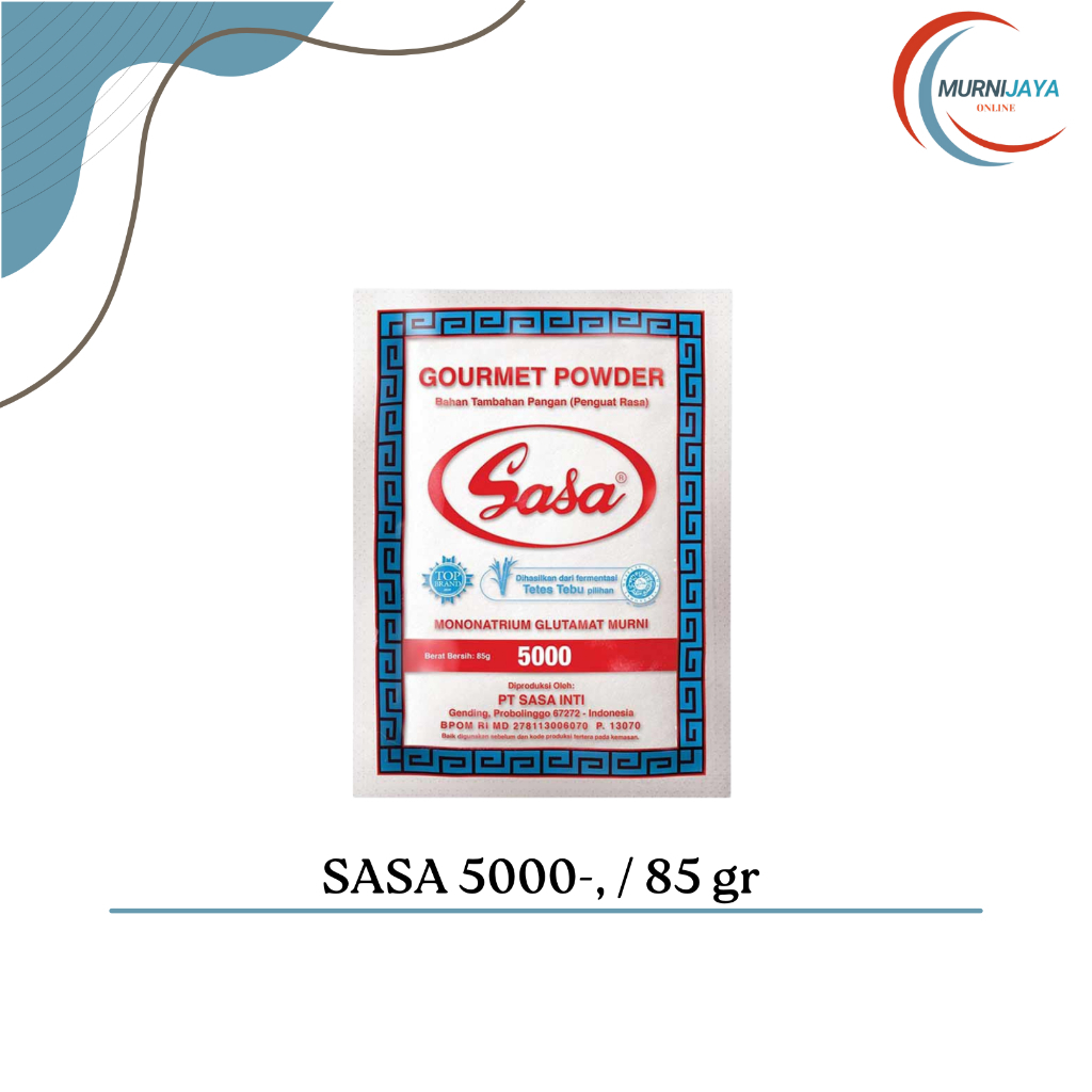 

Sasa Penyedap Rasa MSG 5000-, / 85 gr (PCS)