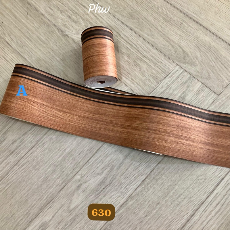 Wallpaper Border List Motif Kayu Mewah A