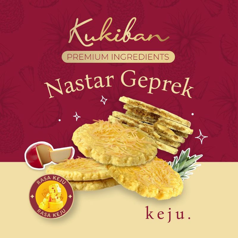 

Nastar Geprek Keju Premium