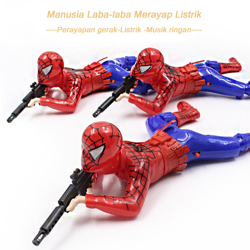 PROMO COD MAINAN SUPERHERO MERAYAP / MAINAN TENTARA MERANGKAK