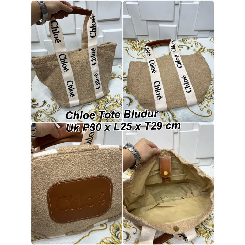 chloe tote bludru