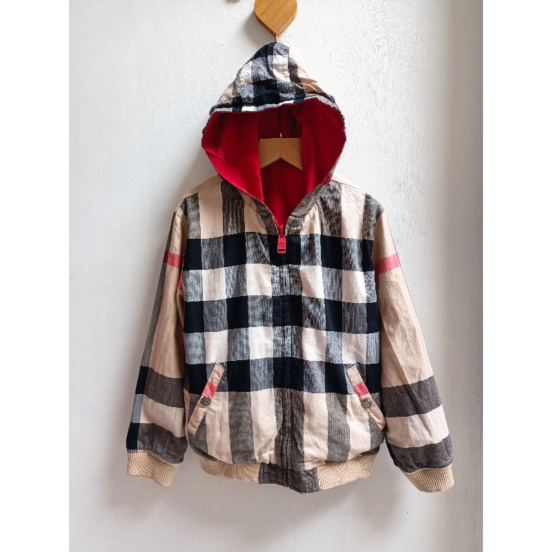 Burberry Jaket Anak Bolak Balik / Jaket anak burberry authentic