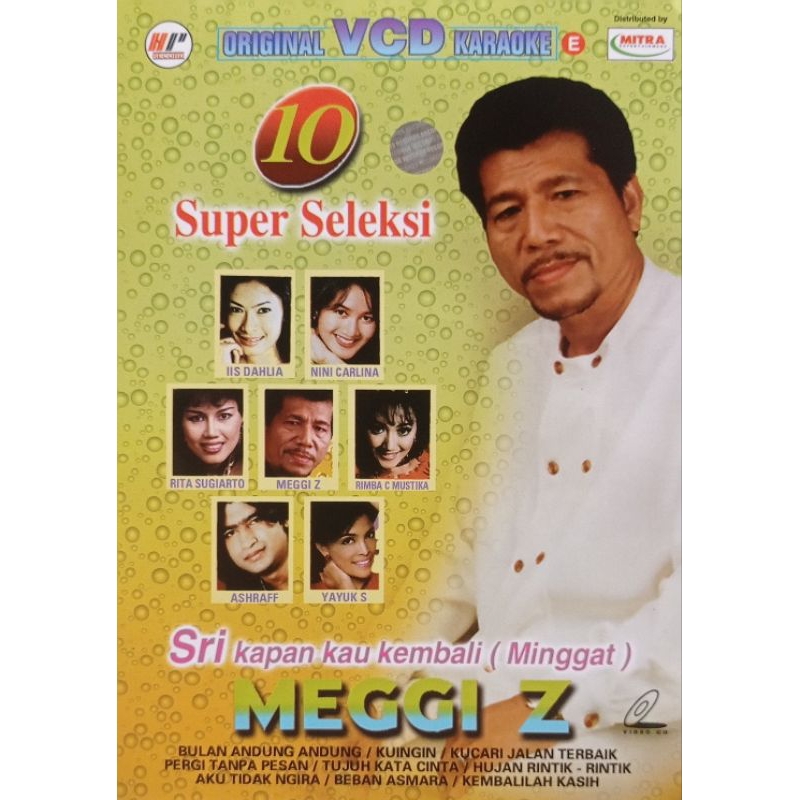 VCD ORIGINAL ALBUM 10 SUPER SELEKSI MEGGI Z