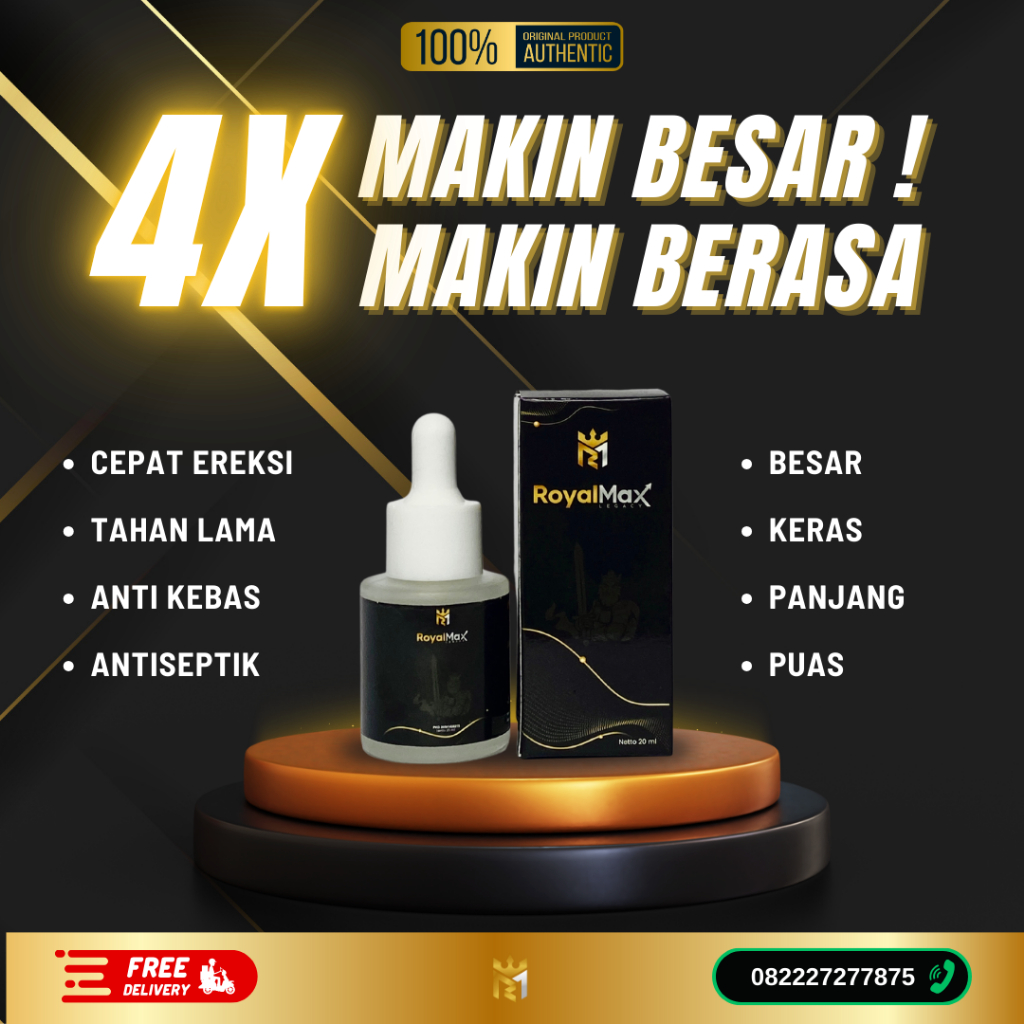 Obat Kuat Khusus Pria Dewasa Royalmax Tahan Lama Aman 100% Original Tahan Tanpa Kebas!