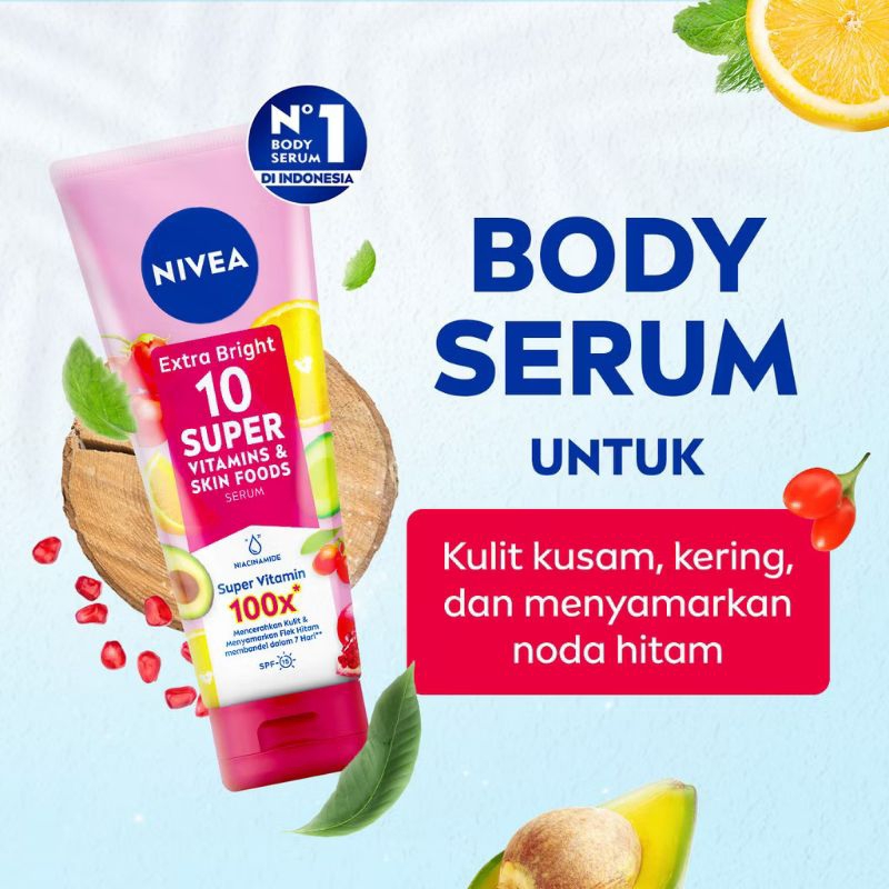 paket building handbody nivea body serum 180ml