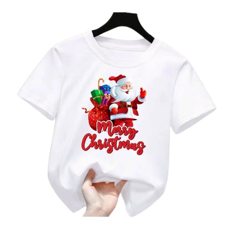 Kaos Natal Anak Kaos Anak Natalan Atasan Anak Natal Pakaian Anak Anak Natal