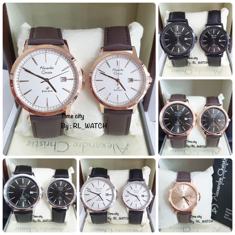 Alexandre Christie AC1014 Leather Pria Wanita