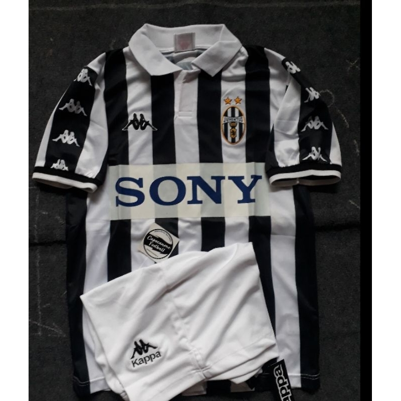 JERSEY JUVENTUS RETRO 1998 1999 1997 1996 JUVE 98 97 96 99 sony blokecore full celana