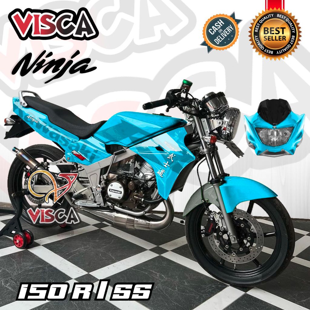 Decal Ninja R 150 SS Old Full Body Stiker Ninja 150 R Full Body Striping Ninja SS Old POLOS