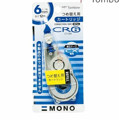 

KP8 TOMBOW CTCR6 REFILL CORRECTION TAPE BLUE
