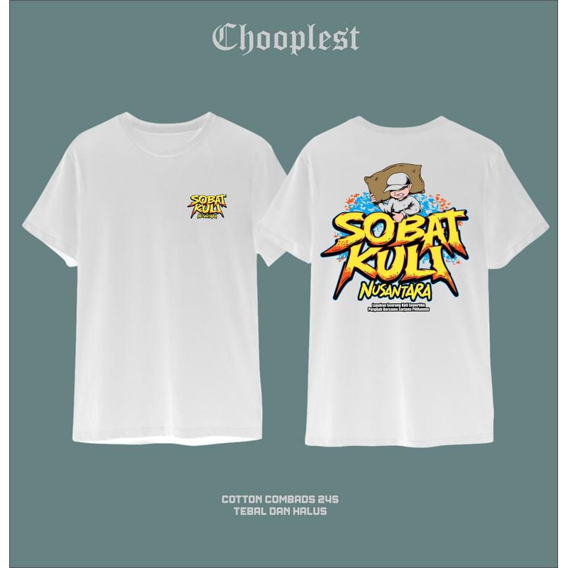 Kaos Sobat Kuli Nusantara / Baju Distro Lupakan Seorang Kuli Sepertiku / Pakaian pria wanita