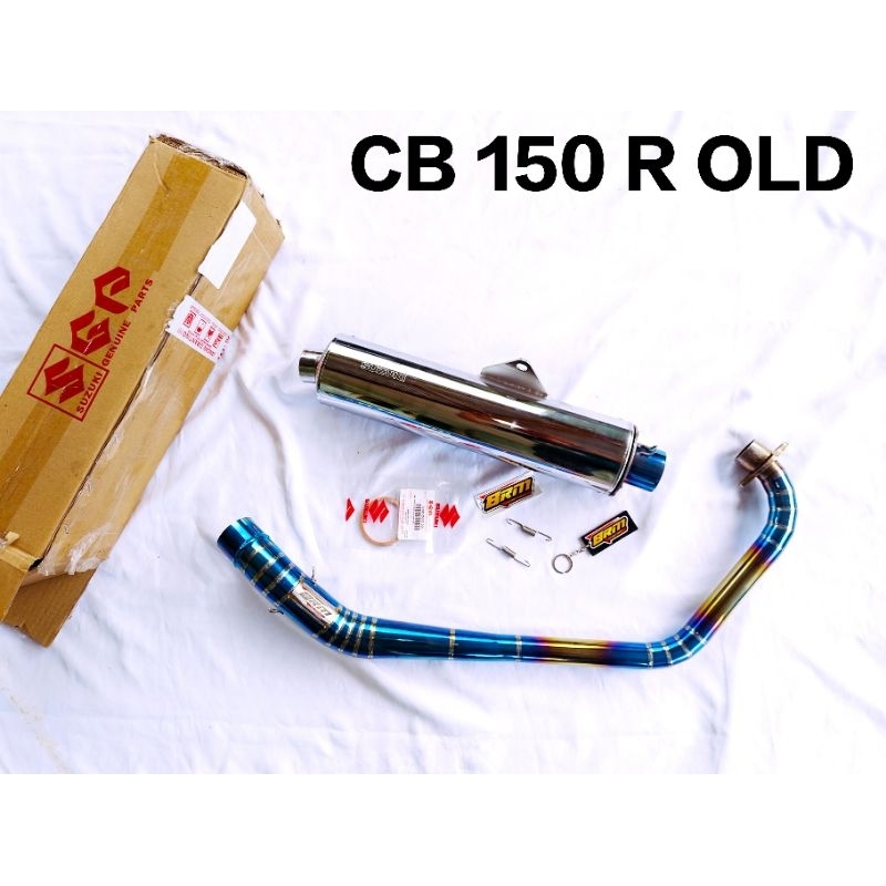 KNALPOT FU ORI SUZUKI UNTUK OLD CB150R / CB OLD LEHER NON SAMBUNGAN BRM