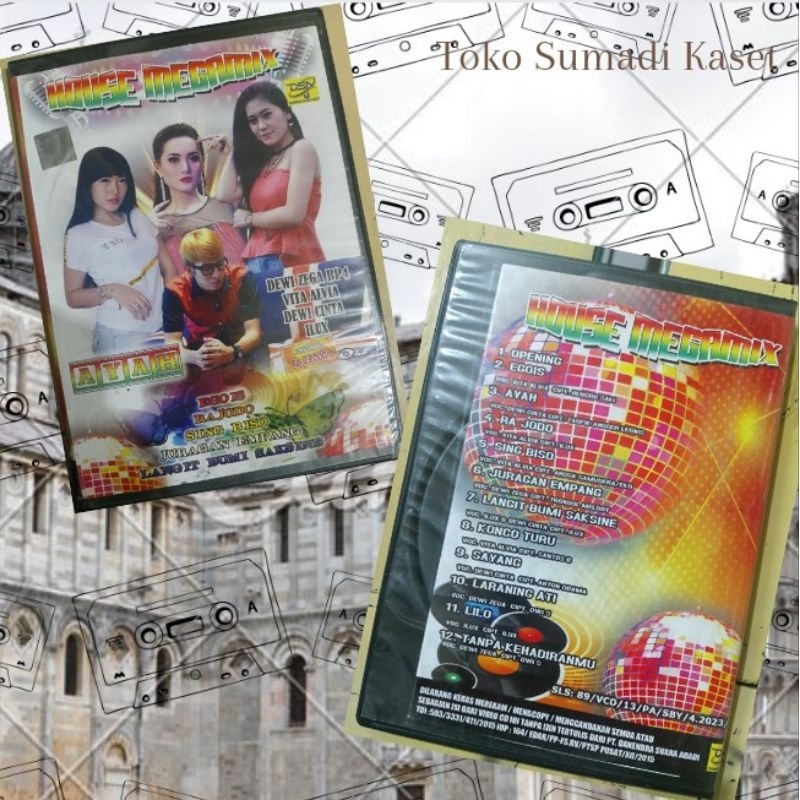 VCD house music ayah produksi DSA record