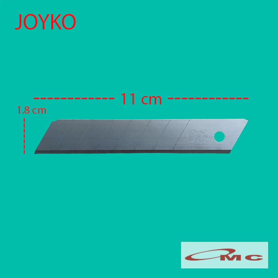 

Joyko L-150 L150 L 150 Isi Cutter Besar Cuter Kater Kuter Pisau Pemotong Alat Potong Serbaguna Per Pcs Satuan CUTTER-JYK-150-1