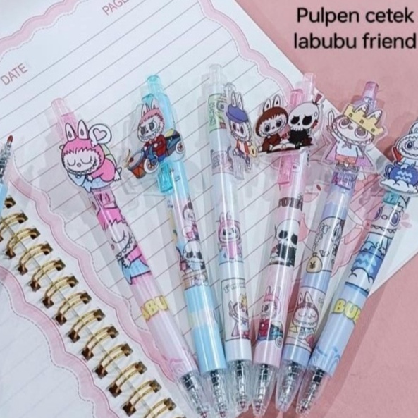 

Tawaran 12 pc PEN GEL CETEK KLIK KUROMI MELODY HELLOKITTY PENA BALLPEN LOTSO LABUBU