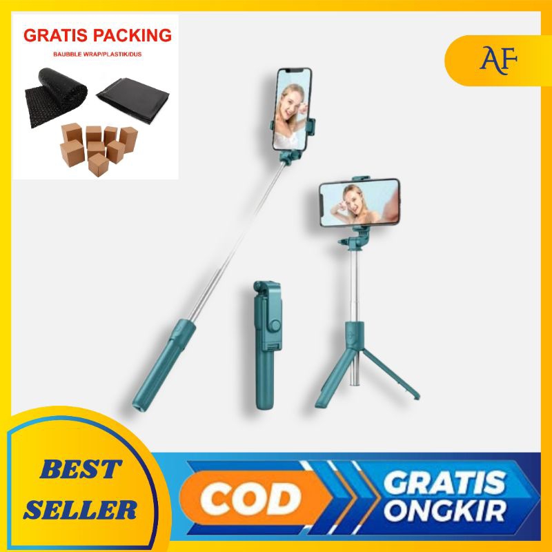 ✅R1 tongsis Bluetooth tripod tongsis tripod 3in1 tongsis 3in1 tripod