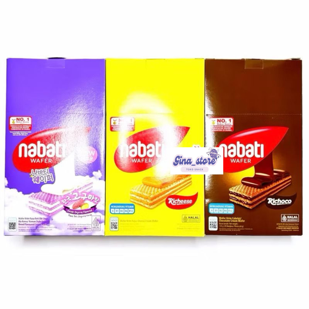 

[PROMO!!] Nabati Wafer 7.5 gr (20 pcs x 7.5 gr) 1pak - wafer nabati nikmat enak termurah