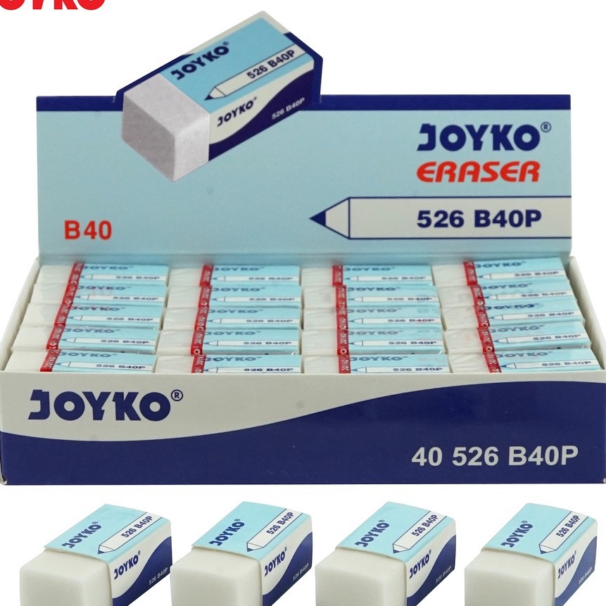 

Hemat BOX 4PCS Eraser Penghapus Joyko 526B4P