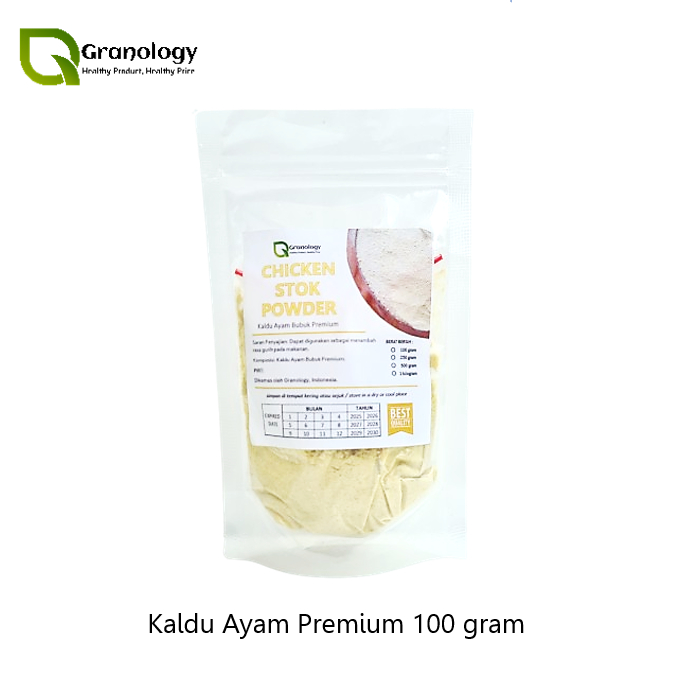 

Kaldu Ayam NON MSG / Premium Chicken Stock (100 gram) by Granology