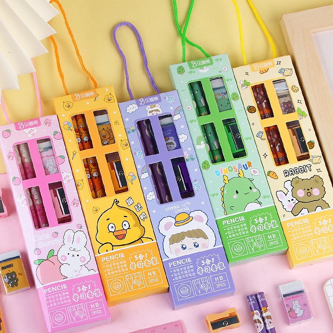 

FG2 3pcs set stationery alat tulis sekolah anak hadiah hampers kado lomba anak
