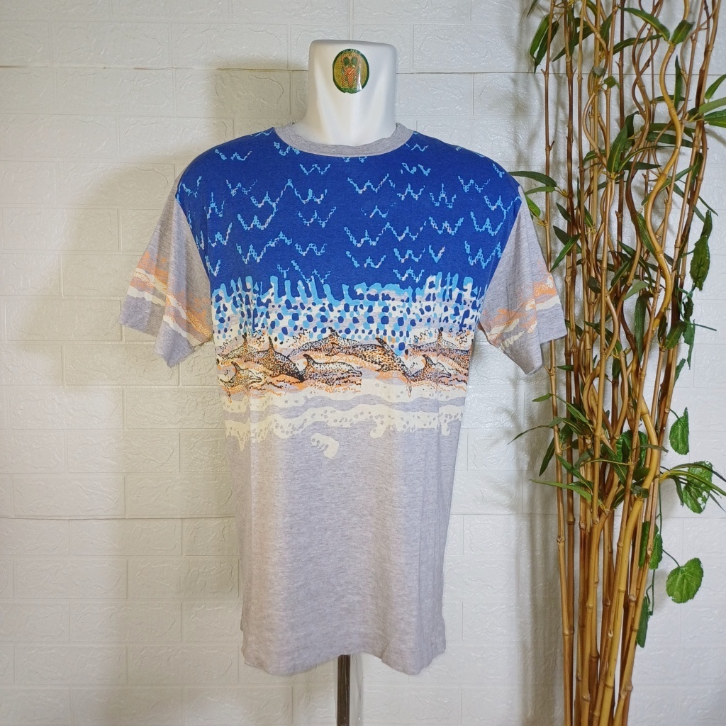 KAOS UNITED COLOURS OF BENETTON, SIZE L (SECOND BRANDED) ABU-ABU, TS0501