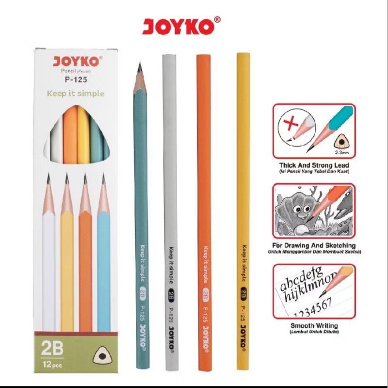 

SN DENPASAR Pensil Joyko P-125 2B