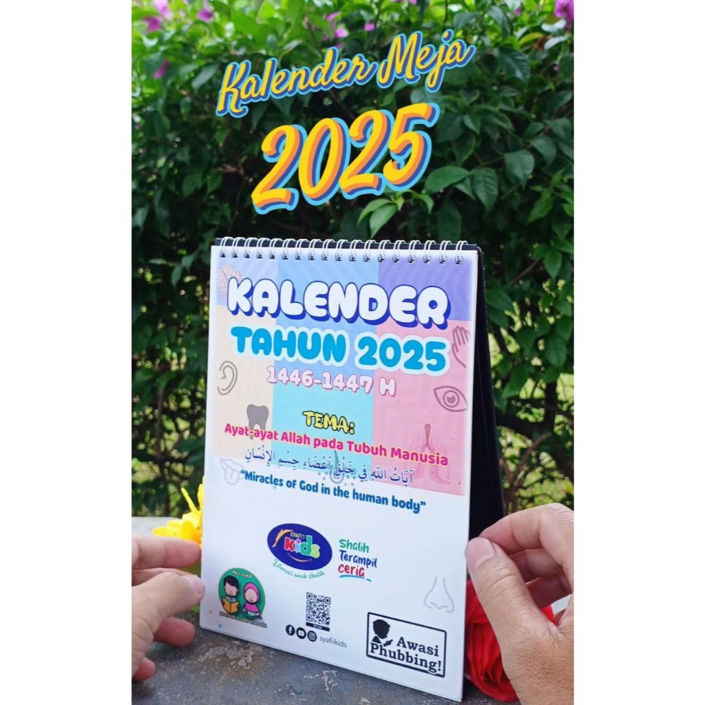 

Kalender Meja Edukasi Anak Sholeh 2025 - Tema "Anggota Tubuhku" (Ayat-ayat Allah pada Tubuh Manusia)